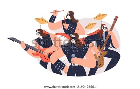 Hard Rock Music Band Heavy Metal Stock Vector (Royalty Free) 2190496561 ...