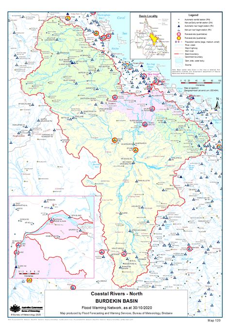 Queensland Burdekin Basin Map