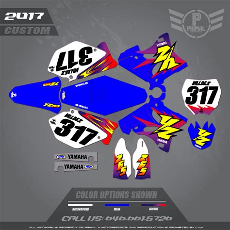 Yz Custom Motocross Graphics Primal X Motorsports Mx Graphics Valdez