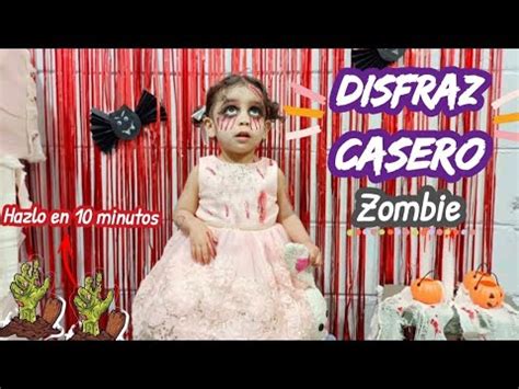 Disfraz casero de Zombie Disfraz Fácil Rápido y Económico de hacer