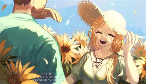 pin oleh echo  discord combos pemandangan anime gadis cantik