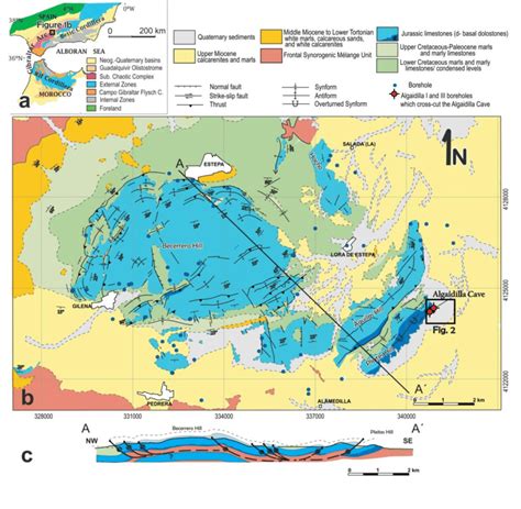 1 A Synthetic Geological Map Of The Gibraltar Arc Formed By The