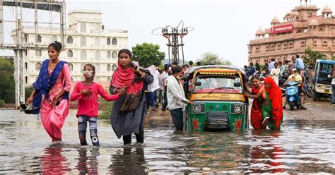 Met Dept Issues Red Orange Alerts For Rajasthan Forecasts Heavy Rainfall