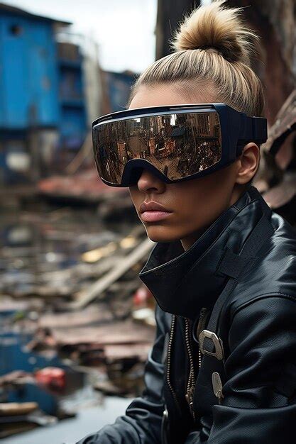 Premium Ai Image A Woman Wearing Goggles