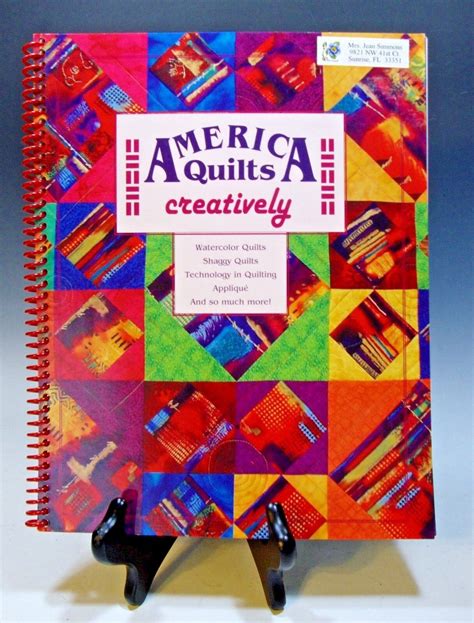 America Quilts Creatively Book 100 Watercolor Shaggy Applique Quilts EBay