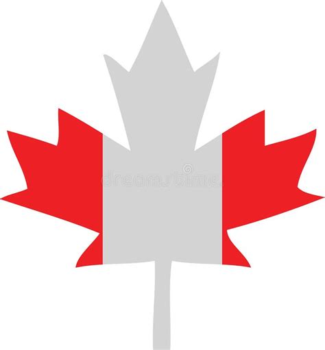 Canada Flag Maple Leaf stock illustration. Illustration of colors - 6527181