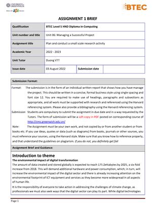 Unit 06 Assignment 2 1625 Le Dinh Hoai Anh GCD1101 ASSIGNMENT 2 FRONT