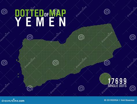 Pixel Map Of Yemen Vector Dotted Map Of Yemen Isolated On White