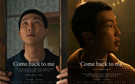 BTS's RM unveils two movie-poster style teasers for his pre-release ...