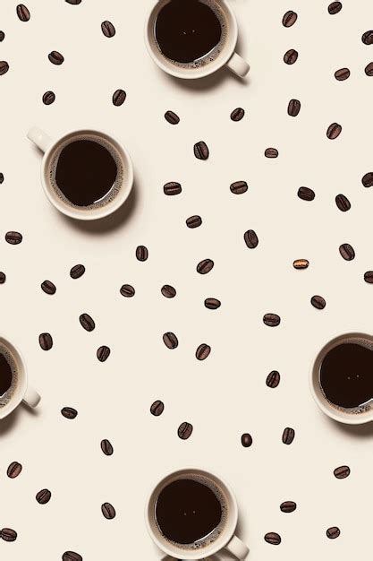 Premium Photo Top View Of Multiple Coffee Cups And Scattered Coffee