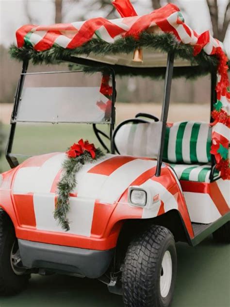 65 Best Christmas Golf Cart Decoration Ideas Sarah Scoop