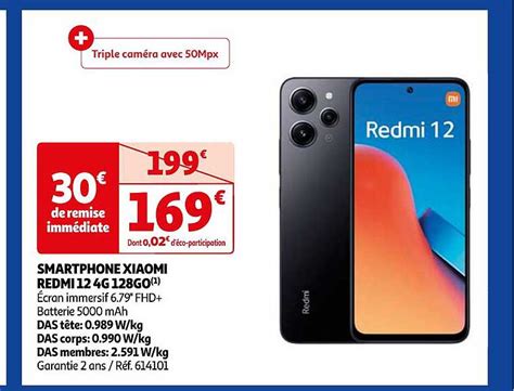 Promo Smartphone Xiaomi Redmi G Go Chez Auchan Icatalogue Fr