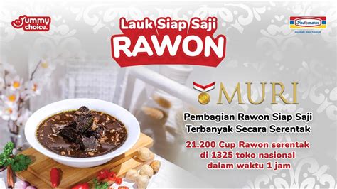 Rekor Muri Pembagian Rawon Siap Saji Terbanyak Secara Serentak Youtube