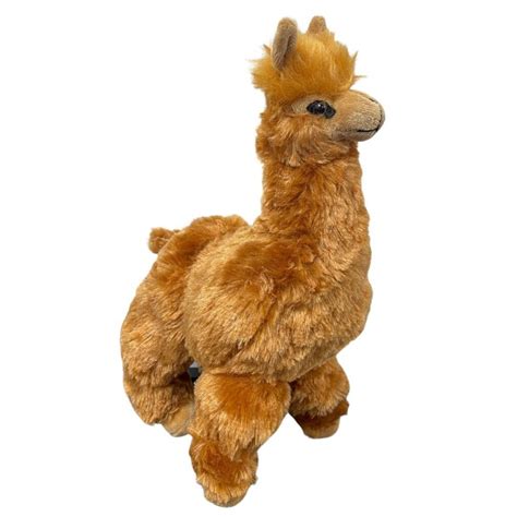 Brown Alpaca Soft Plush Toy 20cm Stuffed Animal Pedro