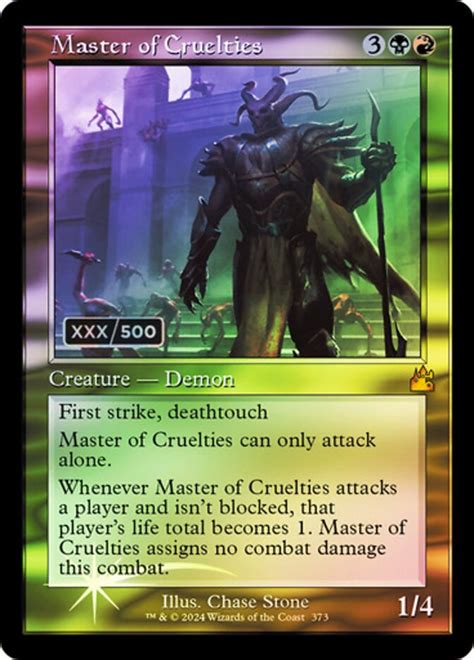 Master Of Cruelties Price History From Major Stores Ravnica