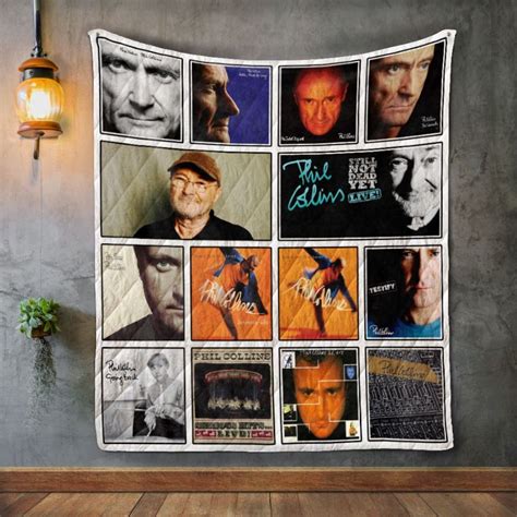 Phil Collins Album Covers Quilt Blanket - Beeteeshop