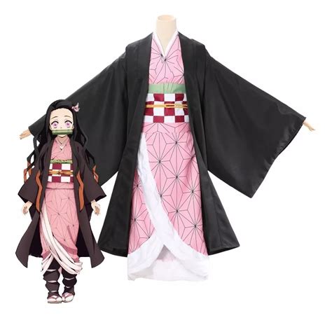 Disfraz Cosplay Nezuko Kamado Anime Kimono Demon Slayer Mebuscar M Xico