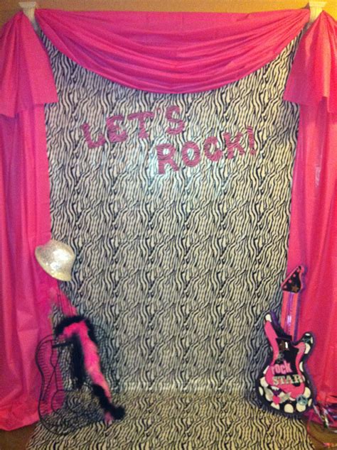 Backdrop Idea For Stageperformance Area Rock Star Stage Lil Divas