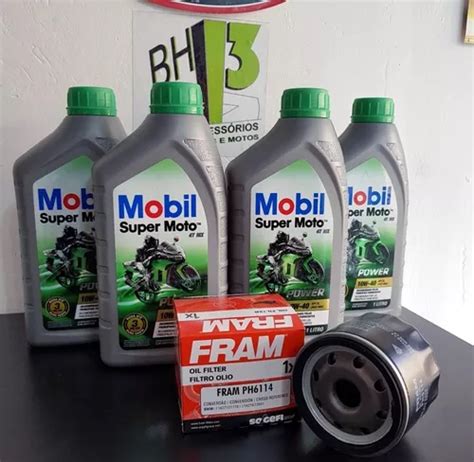 Mobil 10w40 Kit Troca De Óleo Bmw 1200 Gs Fram Ph6114 Bxx