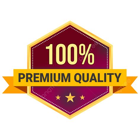 Etiqueta De Insignia De Producto De Calidad Premium Vector Png