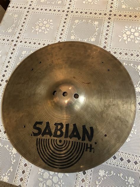 Sabian Vintage HH Sizzle Bottom 14 Hi Hat 1980s Reverb