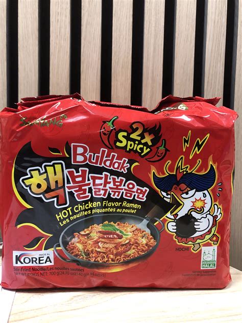 Samyang 2xspicy Extremely Hot Chicken 700g 5x140g 三養 紅色超辣火鷄拉麵700g 5入