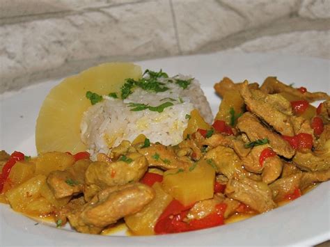 Curry Geschnetzeltes Mit Ananas Von Iggymaus Chefkoch