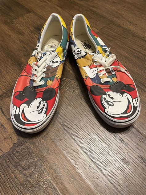 Vans Disney Mickey Mouse Goofy Donald Duck Pluto Rare Gem