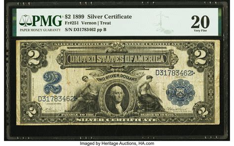 1899 Silver Certificates Large Pricing Guide The Greensheet