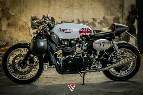 Vintage Triumph Cafe Racer