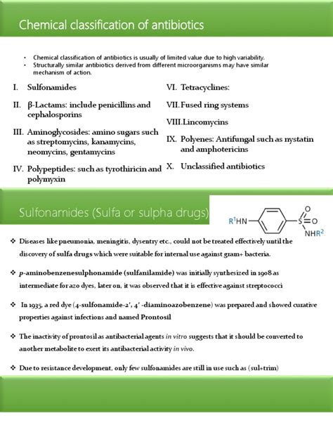 Antibiotics Sulfonamides | Antibiotics | Drugs