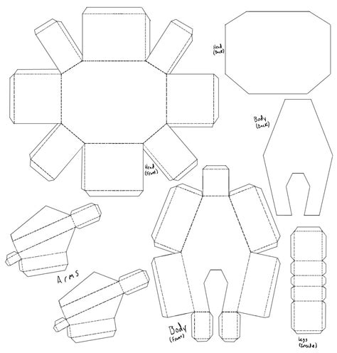 Blank Box Template Papercraft