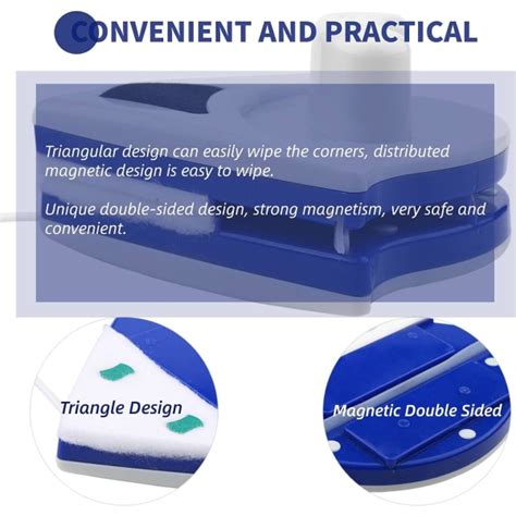 Vinduesvasker Mm Magnetisk Vinduespudser Dobbeltsidet Vinduesrens