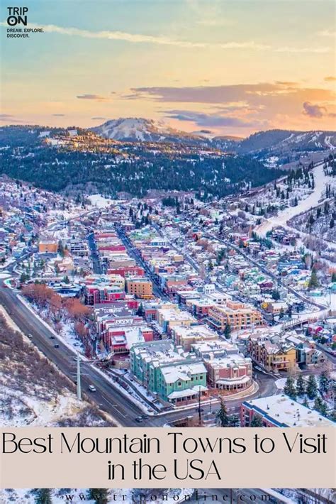 Best Mountain Towns To Visit In The Usa Mountain Town Trip Park City