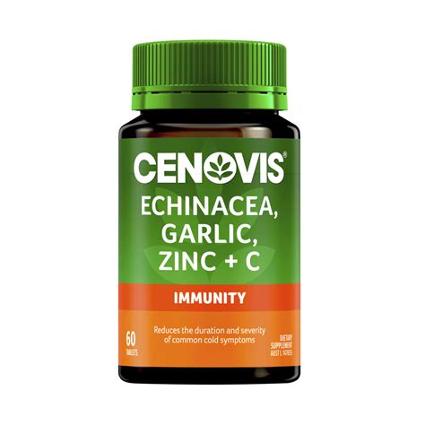 Buy Cenovis Echinacea Garlic Zinc Vitamin C Tablets 60 Pack Coles