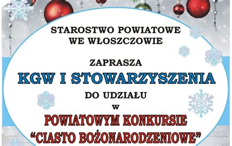 Zapraszamy Do Udzia U W Powiatowym Konkursie Pn Ciasto