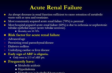 Renal Dialysis And Urine Output