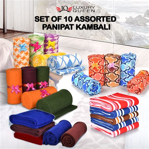 Buy Set Of 10 Assorted Panipat Kambali Online At Best Price In India On