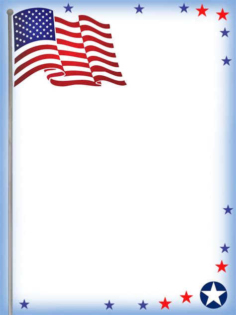 Free Printable Patriotic Stationary Printable Templates