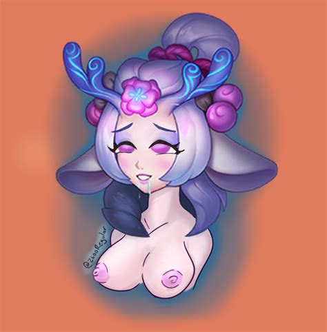 Rule 34 Deer Girl League Of Legends Lillia League Of Legends Lol Emotes Medium Breasts