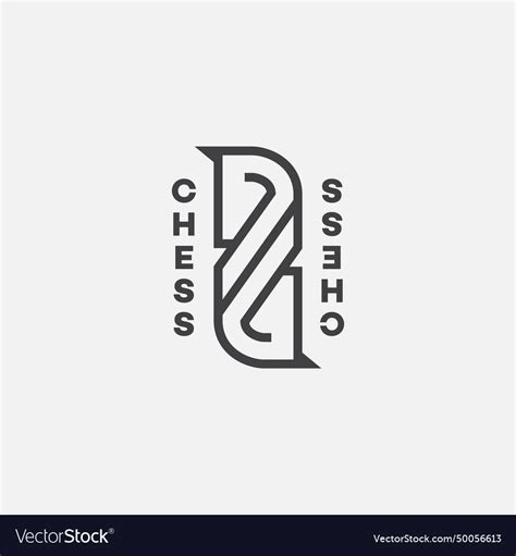 Chess knight logo Royalty Free Vector Image - VectorStock