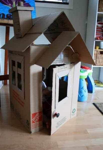 26 Coolest Cardboard Houses Ever - Ideas for Your Kids - PLAYTIVITIES