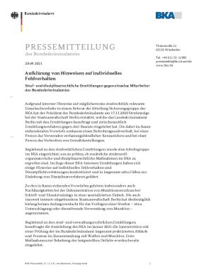 Ausf Llbar Online Pm Aufklrung Von Hinweisen Auf Individuelles