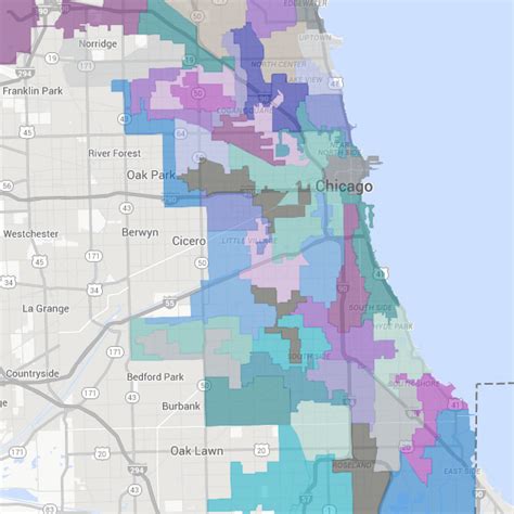 Chicago Alderman Ward Map