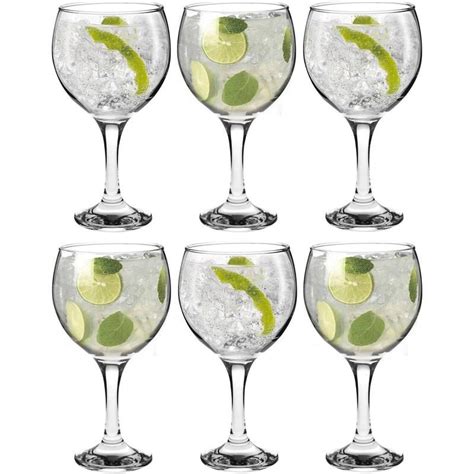 Spanish Gin And Tonic Glasses Set Of 6 Rink Drink Gin Balloon Glasses Gin And Tonic Gin