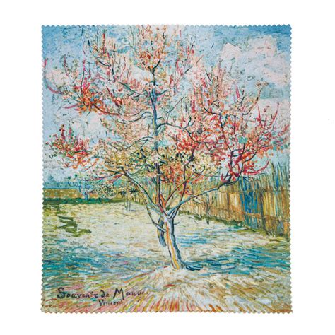 Lens Cloth Van Gogh Pink Peach Trees Souvenir De Mauve Kr Ller