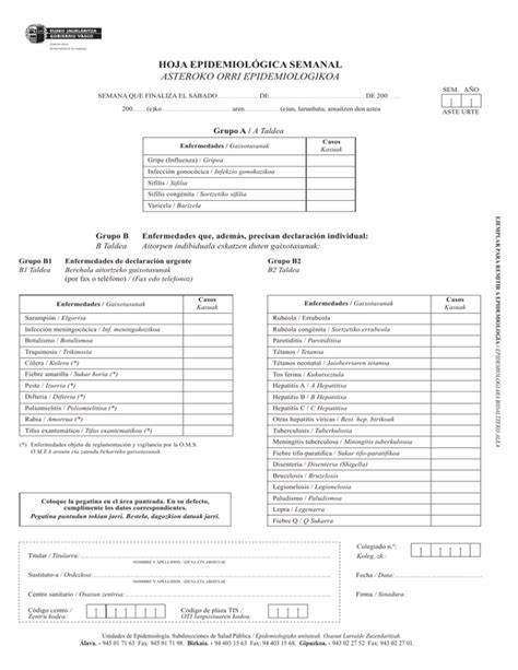 Hoja Epidemiol Gica Semanal