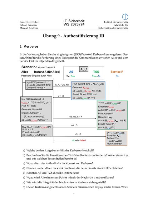 Ueb09 Wintersemester Prof Dr C Eckert Fabian Franzen Manuel