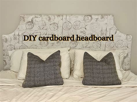 Cardboard Headboard Sustainably Amber