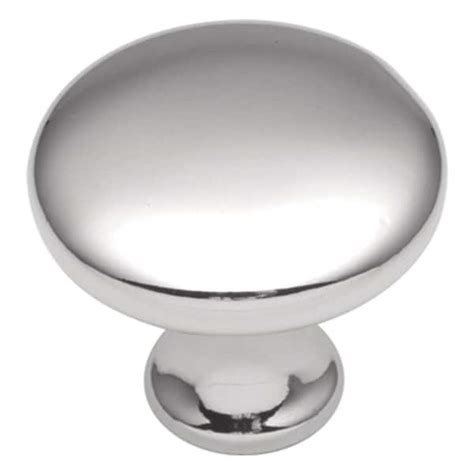 Hickory Hardware Conquest 1 1 8 In Polished Chrome Cabinet Knob P14255 26 The Home Depot